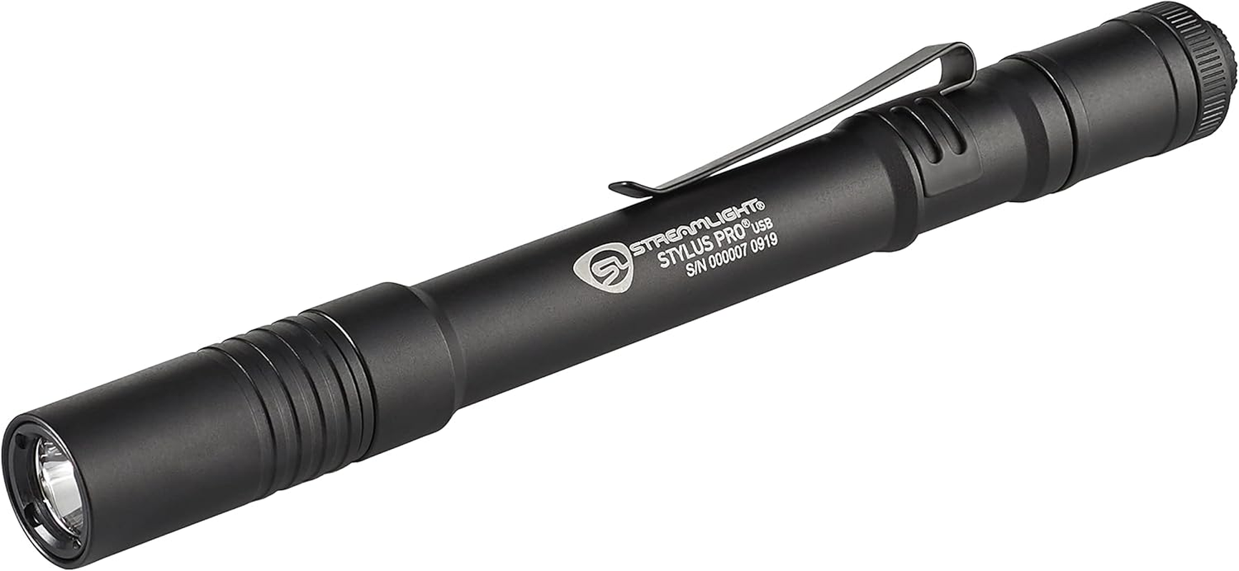 Streamlight 66134 Stylus Pro USB Rechargeable Penlight with Holster and Black/White LED image number 2