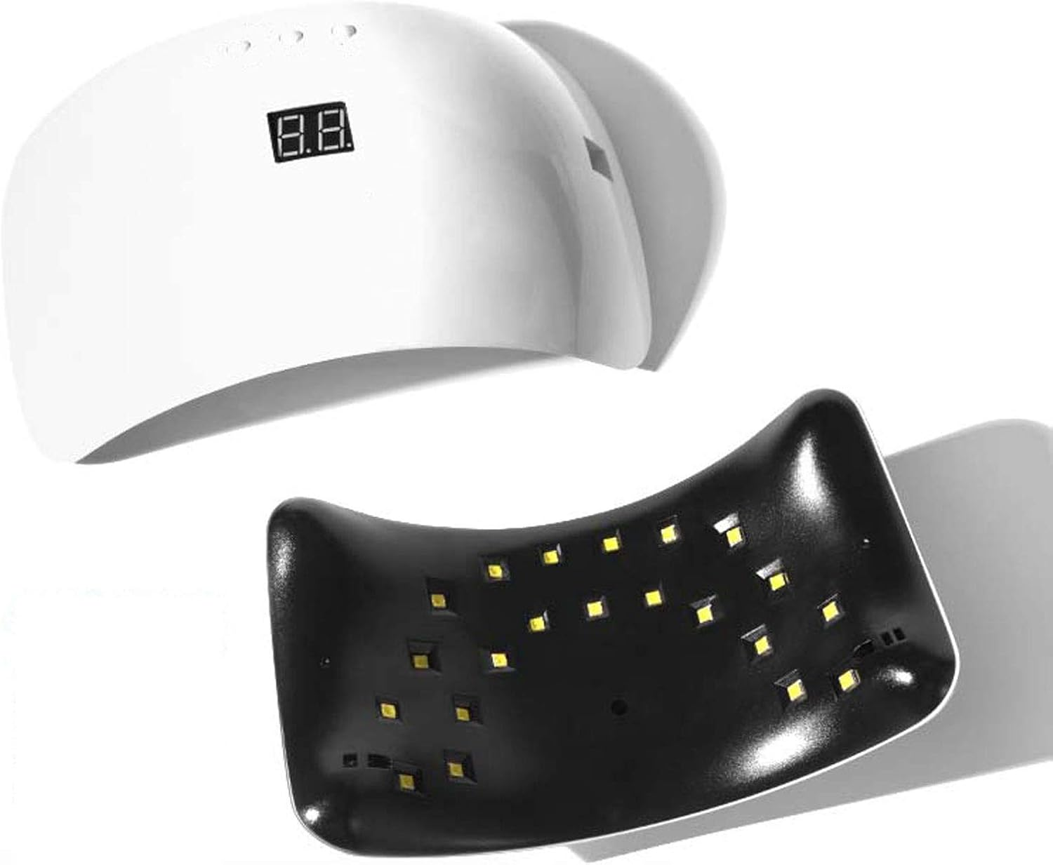 2021 Latest a Full Set of Home Nail Set-Suitable for Beginners Novices to Make Nails Paint Professional Tools Quick-Drying 48W High-Power Phototherapy Machine Baking Lamp Suitable for Nail Salon or DI image number 5