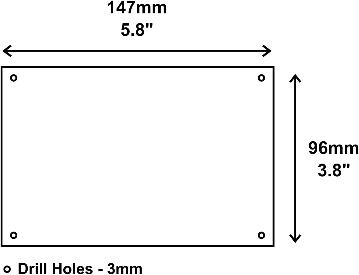 Beware of the Dogs, Sign, Notice, Warning - Plastic Acrylic Sign with Drill Holes in Corners (Dogs/Rottweiler) (Silver) image number 4