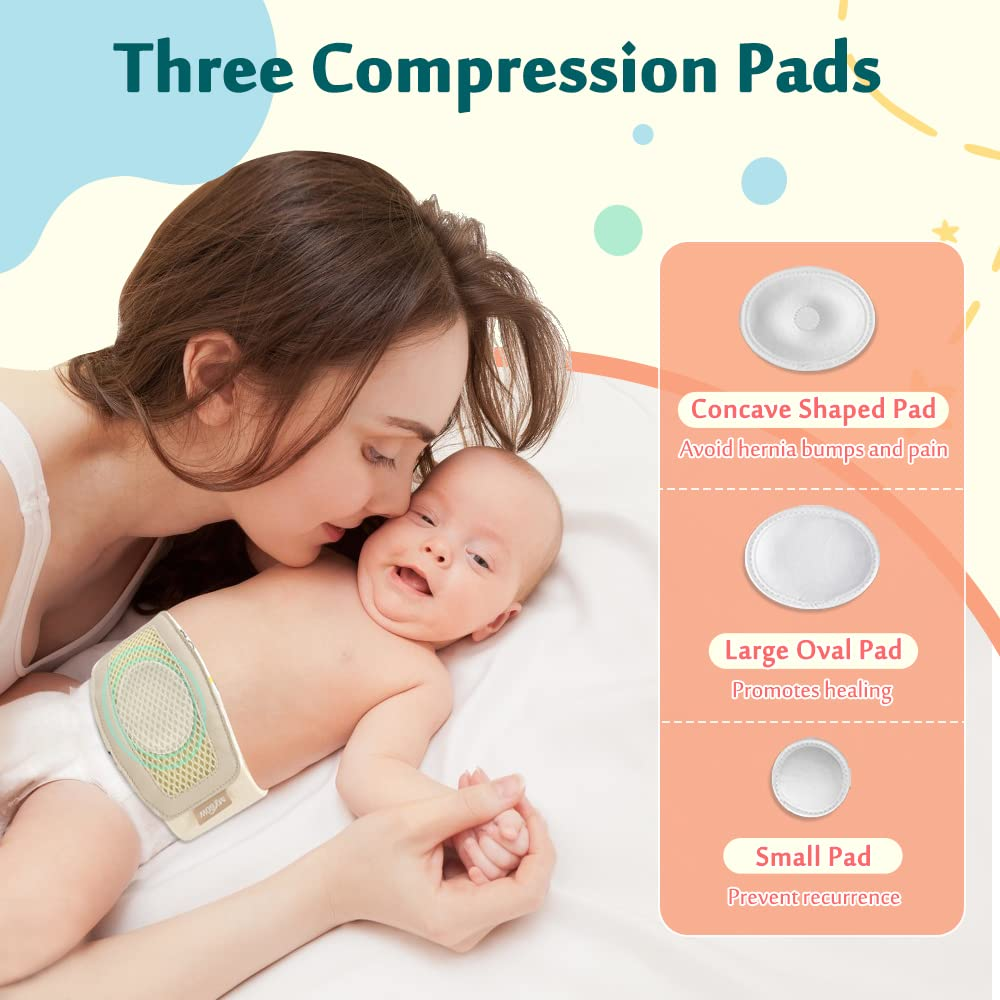 Umbilical Hernia Belt Baby Belly Button Band Newborn Cover Infant Tummy Wrap Umbilical Cord Belt Baby Support Truss Child Adjustable Belly Band Abdominal Navel Relief