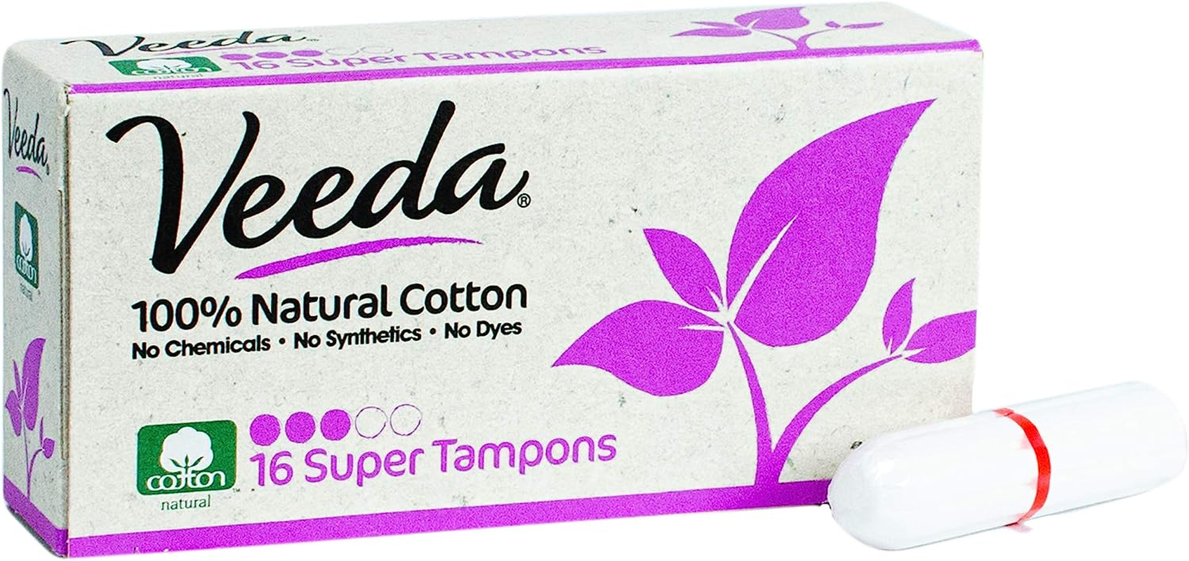 Veeda Super Tampons, 16 Count image number 6