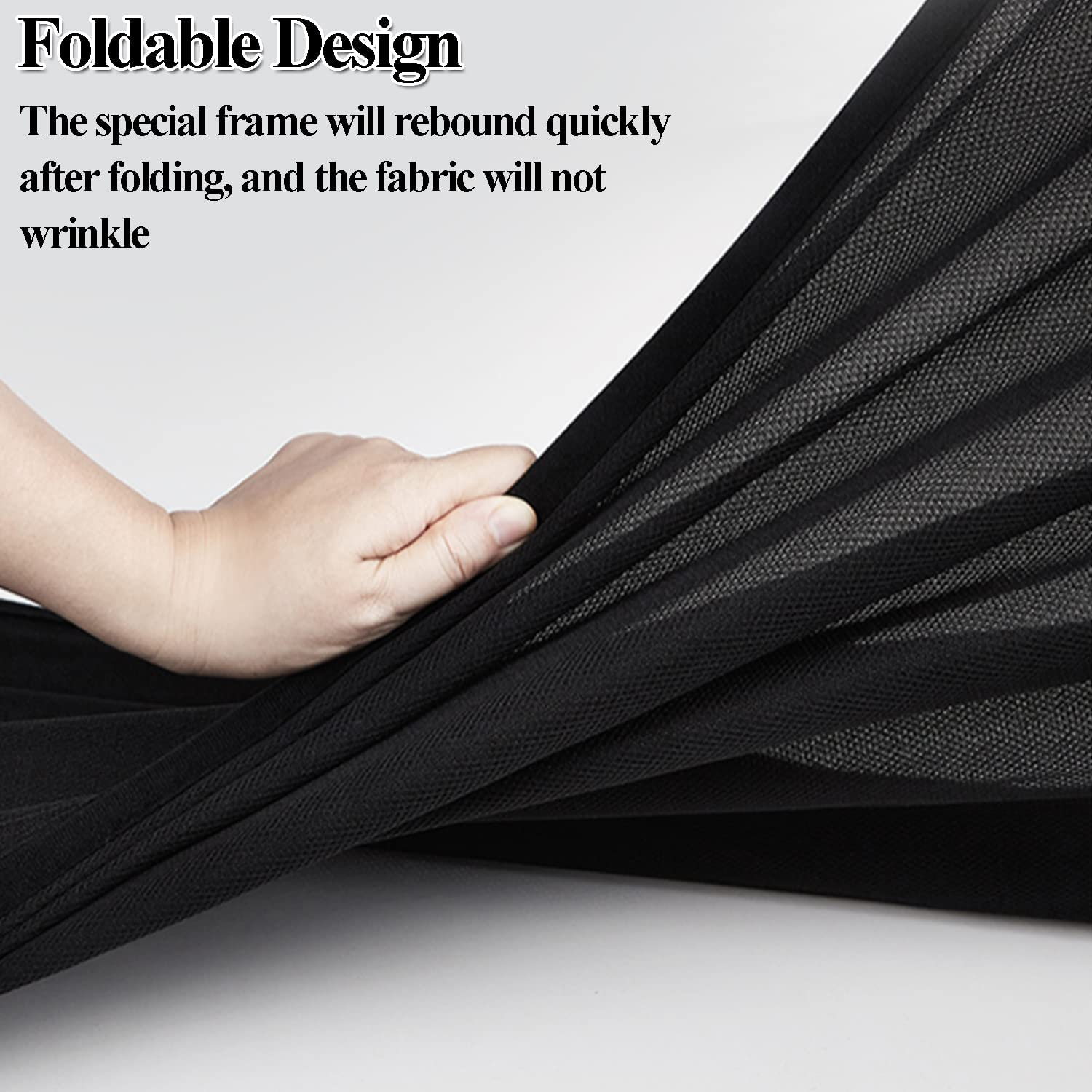 Yotsuba for Tesla Model 3 Sunshade, Front & Rear Glass Roof Sun Shade Sunblind UV Protection Covers Set of 4, for Tesla 2020-2023 SEP Model 3 image number 6