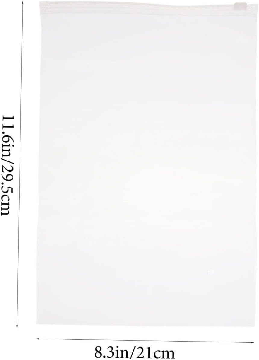 SHERCHPRY 100Pcs Clothes Pants Plastic Storage Bags Travel Storage Bags Packing Pouch for Travel Laundry Suitcase Clothing Organizer Seamless Sealed image number 1