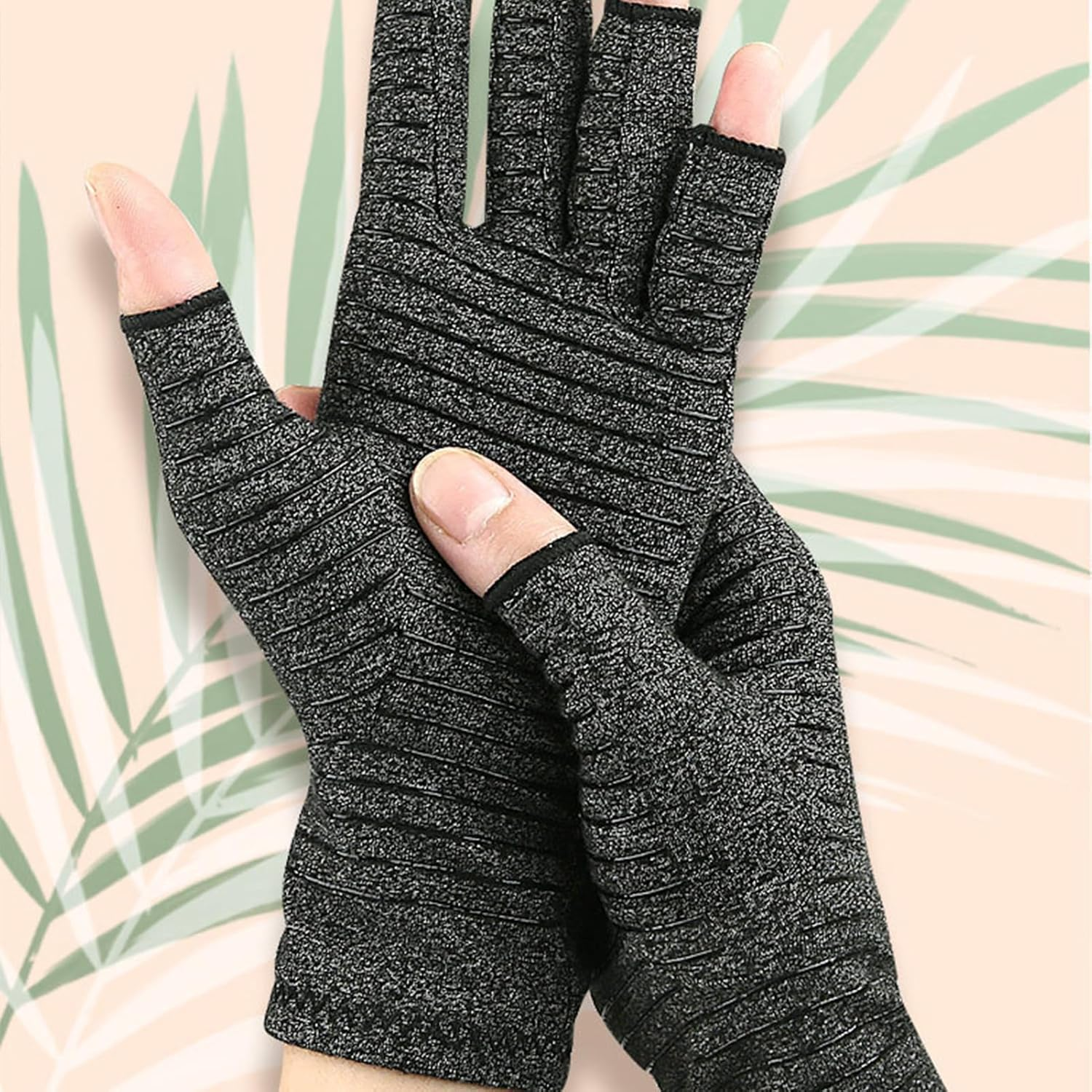 Compression Arthritis Gloves,Arthritis Gloves for Relief of Arthritis Pain, Swollen Joints, Improves Circulation, Unisex, One Pair image number 5