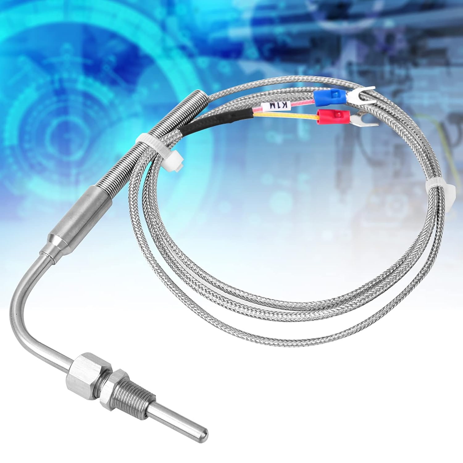 Zerodis Durable Temperature Sensor Tube for a Precise Temperature Measurement up to 1250 ℃, 1 M Cable image number 6
