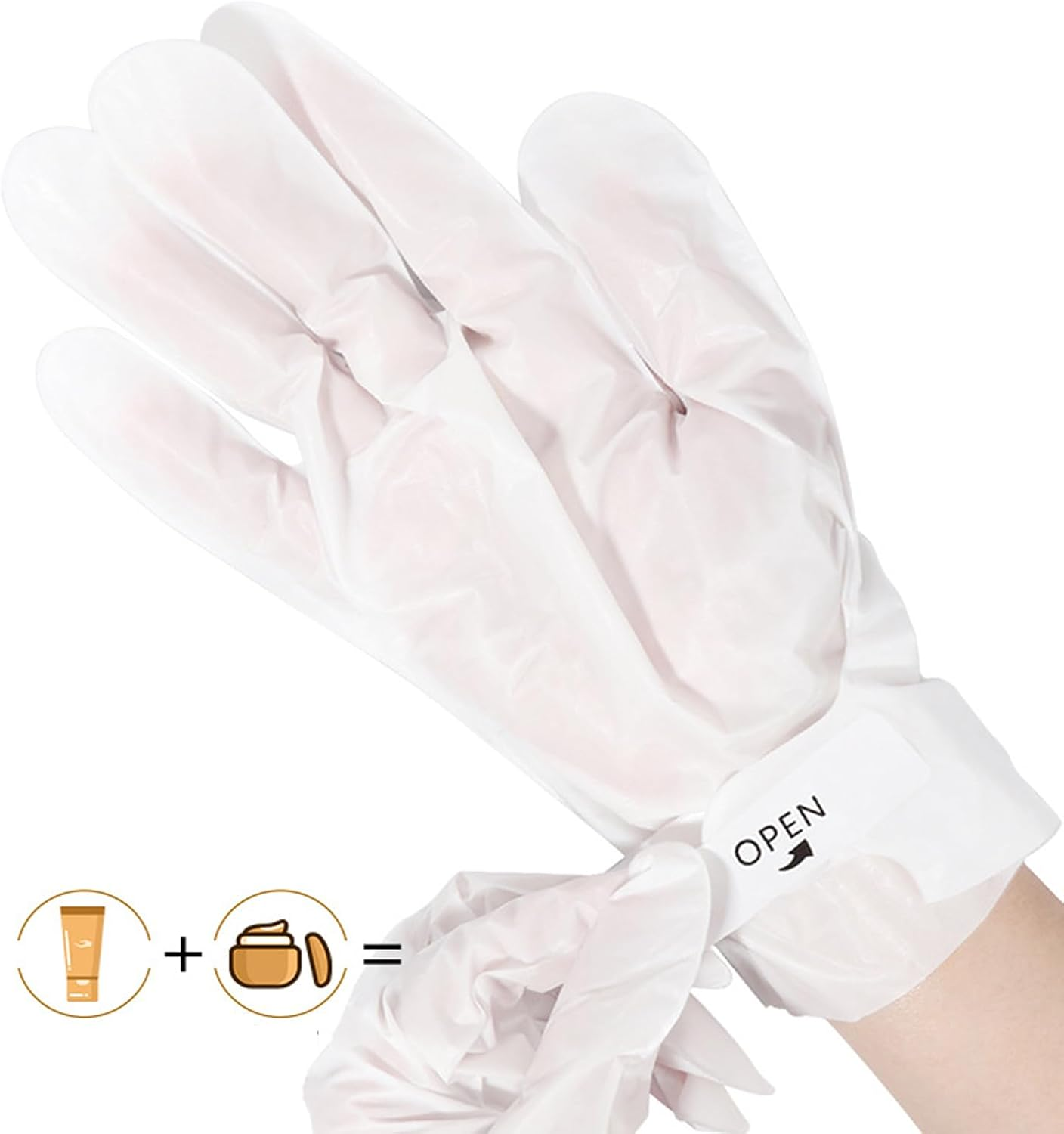 Moisturizing and Nourishing Hand and Foot Masks, 6-Piece Set Suitable for Dry and Cracked Hands and Feet