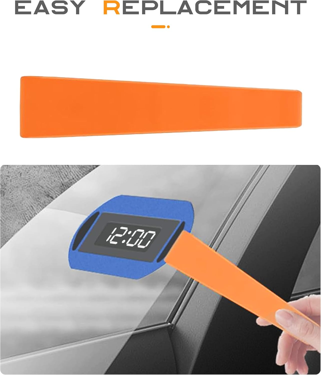 Flaconi 12PCS Double Sided Tape Automotive,Adhesive Pads for Parking Meters,Heavy Duty Double Sided Tape,Double Sided Sticky Pads,Suitable for Car Windshield,Adhesive Pads Parking Disc