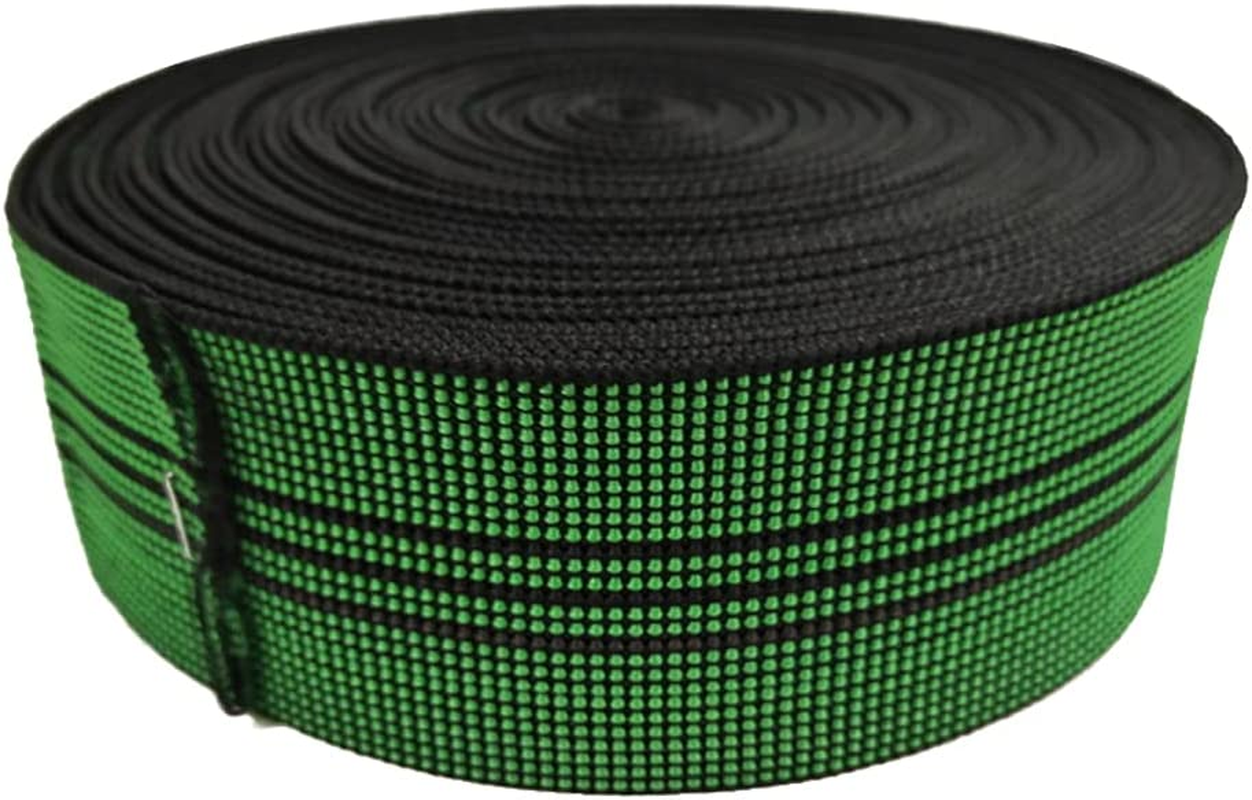 Upholstery Webbing Chair Couch Material Replacement,Elastic Webbing Latex Band, Stretchy Spring Alternative, Furniture Repair DIY Elasbelt 2" Wide (10M/32Ft) image number 2