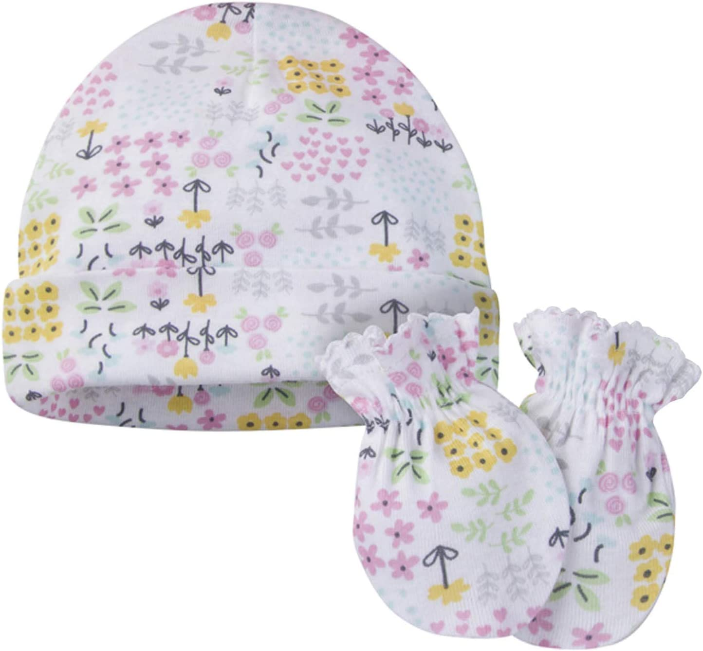 Onesies Brand Unisex-Baby 12-Piece Cap and Mitten Set Baby-Unisex-Hosiery - Yellow image number 2