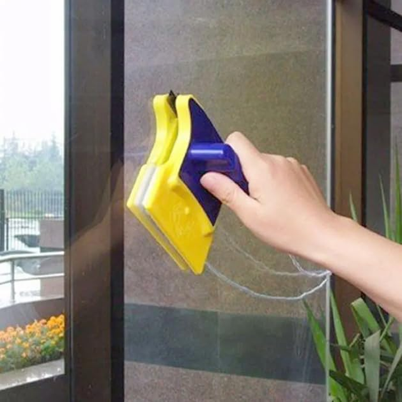 ZABEES Magnetic Window Cleaner, Automatic Water Discharge, Double Glazed Window Cleaner, Double Glazed Magnet Glass Cleaning Tool image number 1