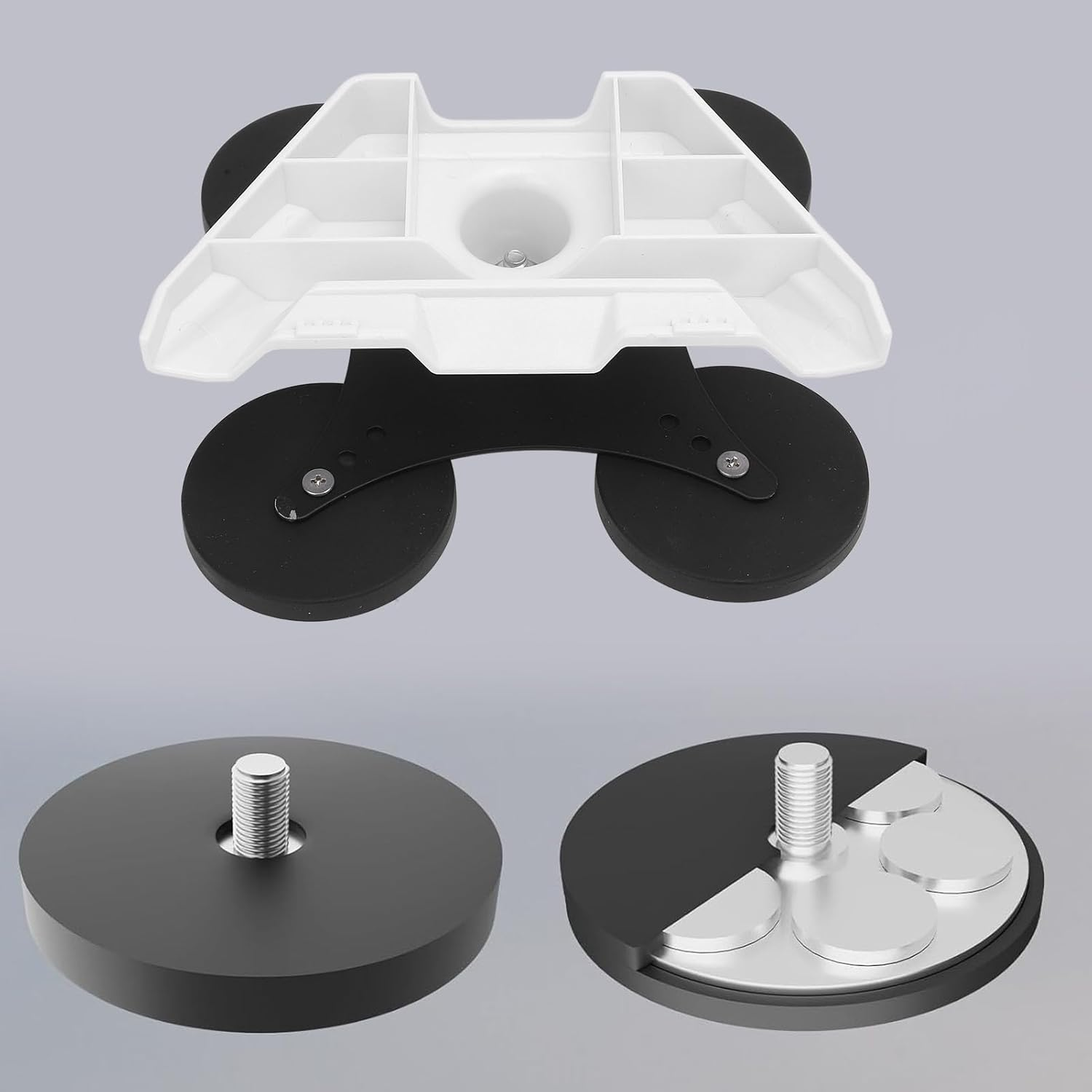 Magnetic Mount for Mini, 400 Lbs Mini Magnetic Roof Mounting Kit, RV, Yacht and Car Roof Mount, 4 Magnetic Bases, Mini Mounting Kit with Pipe Adapter image number 4