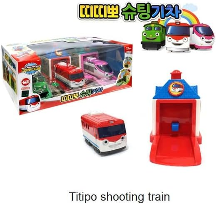 Titipo and Friends Shooting Train Toy 3P Set image number 2
