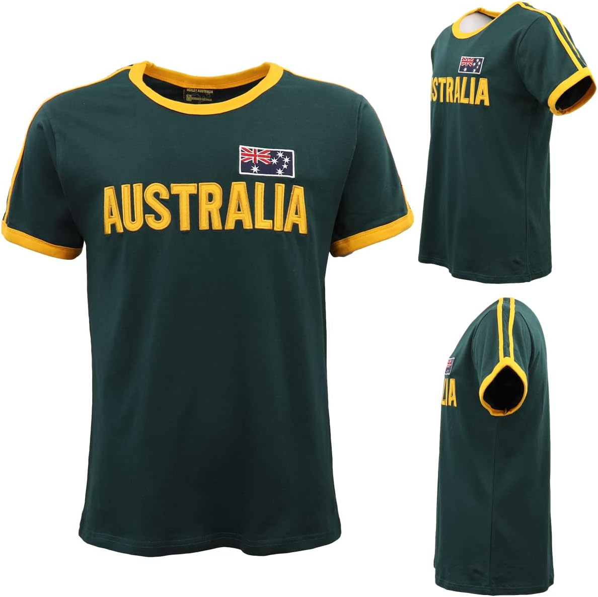 New 2-14 Years 100% Cotton Kids T-Shirt Australia Day Flag Stripes Tee Tops Gift