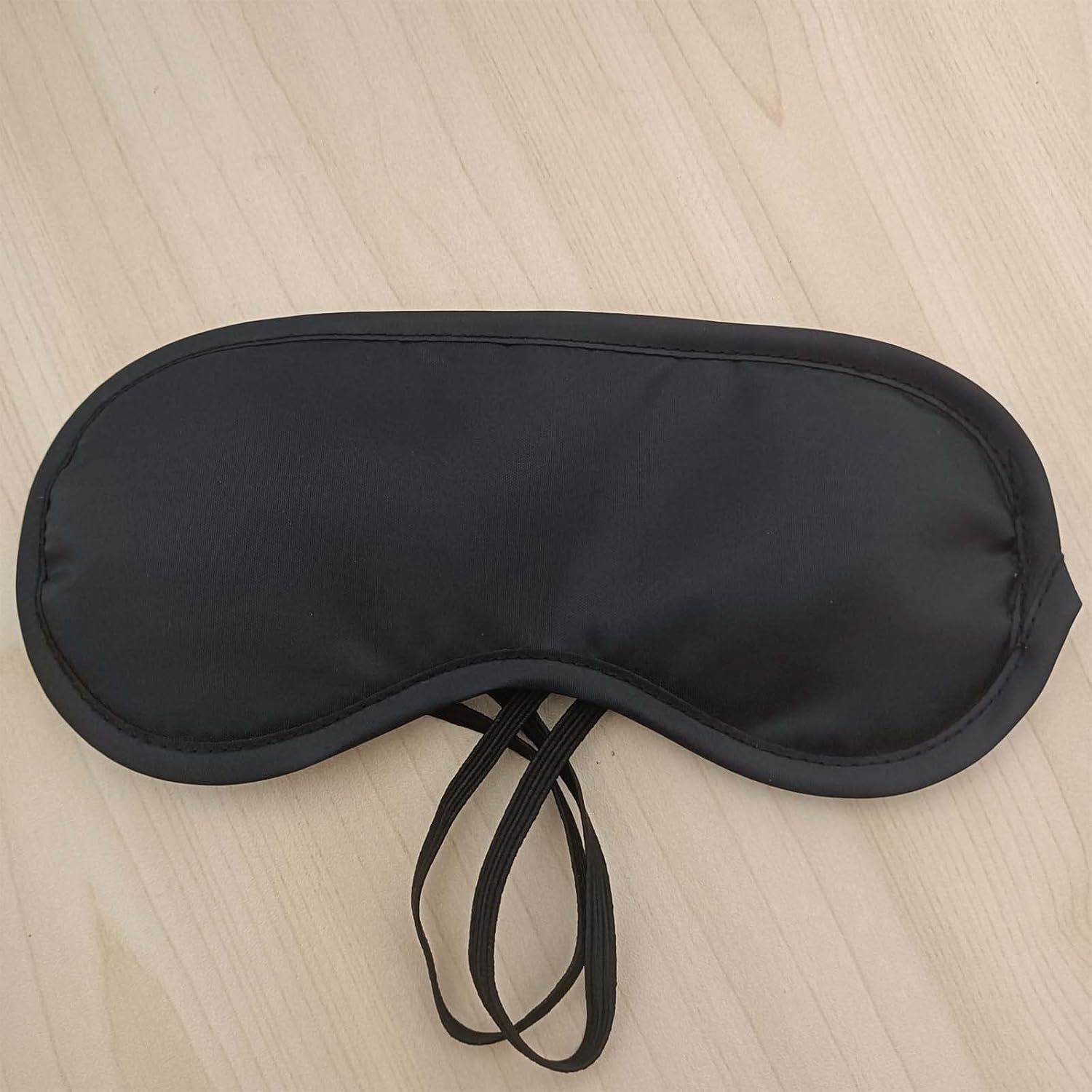 3Pcs Comfortable Soft Sleep Eye Mask Shade Cover Lightweight Sleeping Blindfold for Men and Women, Suitable for Travel Sleep or Party Supplies (Black) image number 5