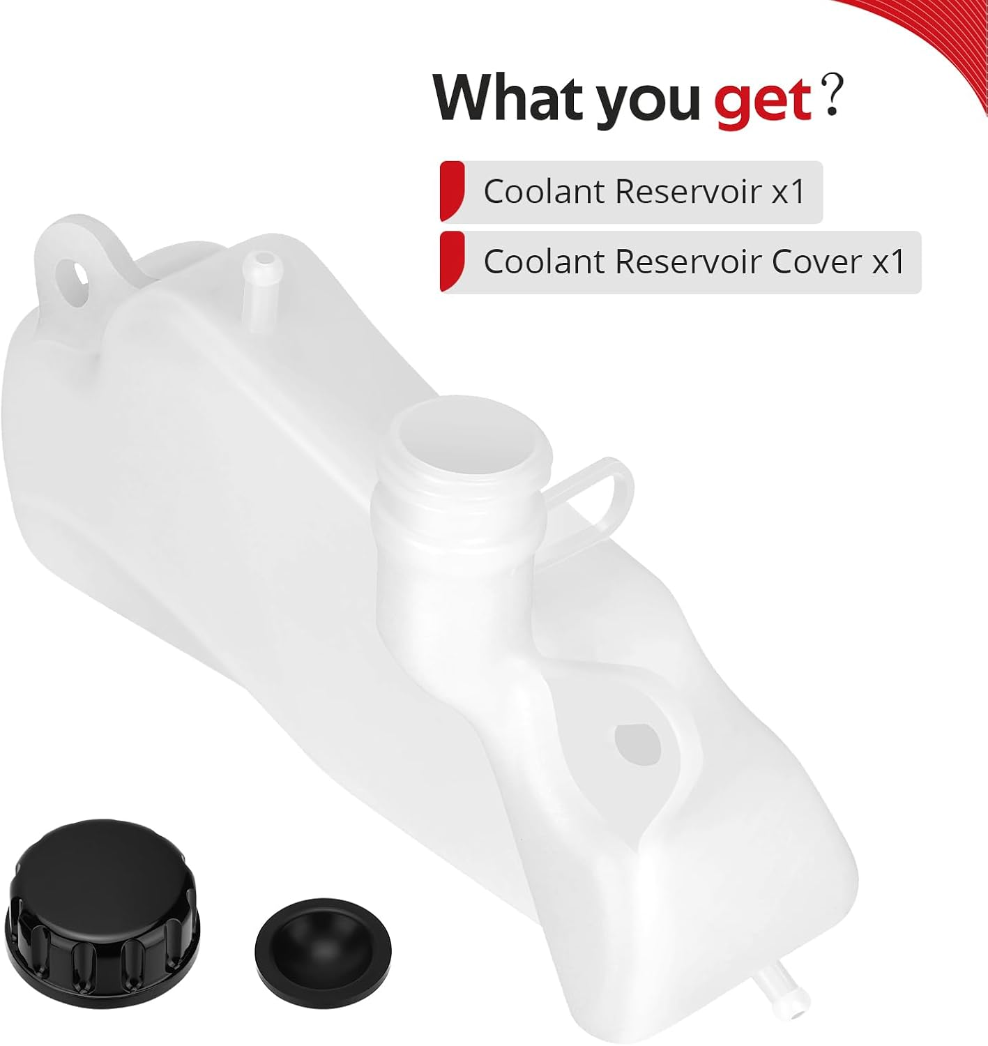 JAVIK Coolant Reservoir Cover for Kawasaki Ninja 250R EX250F 2008-2012 O.E.M# 43078-0042 image number 3