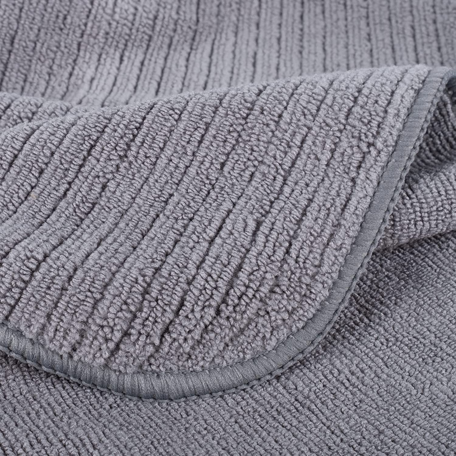 Polyte Premium Microfibre All-Purpose Ribbed Terry Kitchen Dish and Hand Towel (Blue, Gray, Teal, 40X71 Cm) 12 Pack image number 5