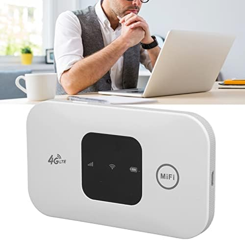 Mobile Wifi Hotspot, Portable 4G LTE Wifi Mobile Hotspot, 4G Mobile Wifi Mobile Router Supports 10 Users, Lightweight Unlocked Mobile Wifi Hotspot for Outdoor Car Travel image number 2