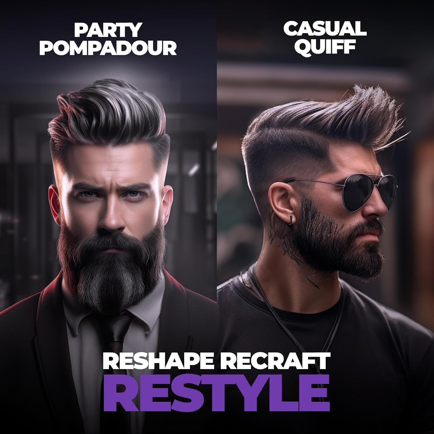 BEARDO Xxtra Stronghold Hair Wax, 100Gm | Crystal Hair Wax for Men | Glossy Finish | Hair Style, Shine | Extra Strong Hold image number 1