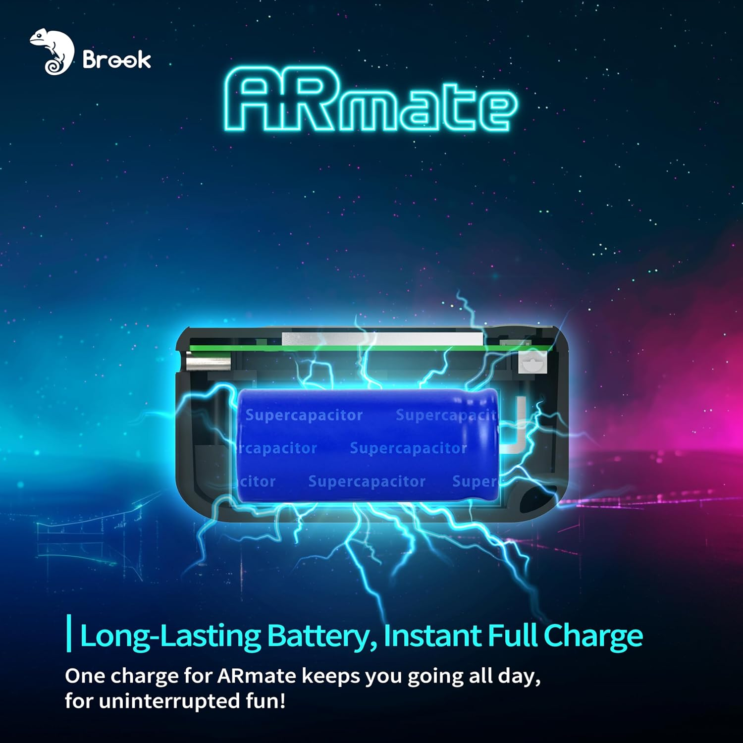 Brook Gaming Armate &ndash; Wearable AR Game Accessory for Pok&eacute;mon GO, Monster Hunter, Pikmin | Smart Roam, Quick Catch, Fast Spin, App-Controlled Speed, Xbox Controller Support【Official Exclusive Version】 image number 2