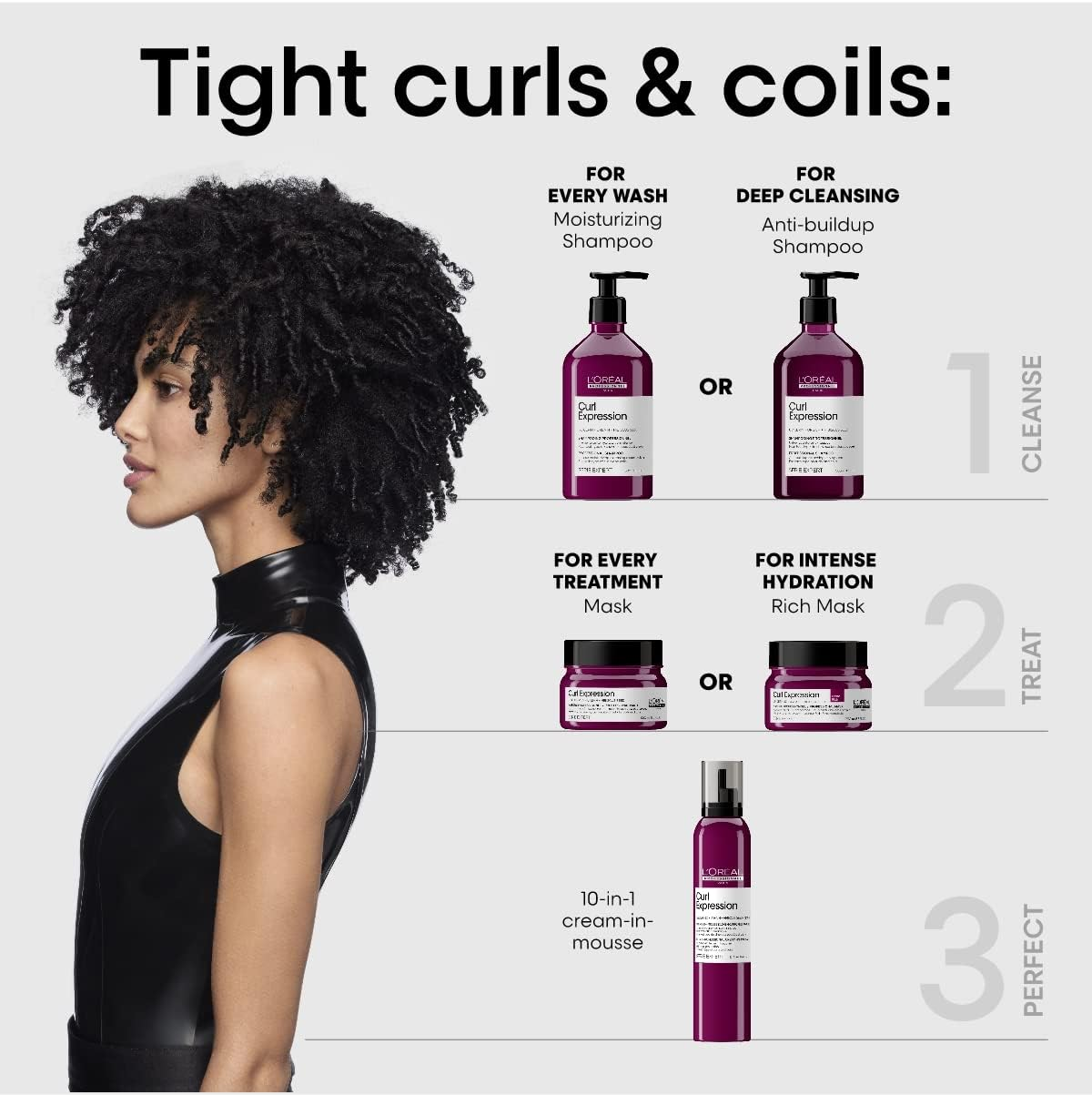 L'Or&eacute;al Professionnel Paris Curl Expression Rich Mask - for Curly and Coily Hair, Provides Intense Hydration& Curl Definition, with Glycerin image number 4
