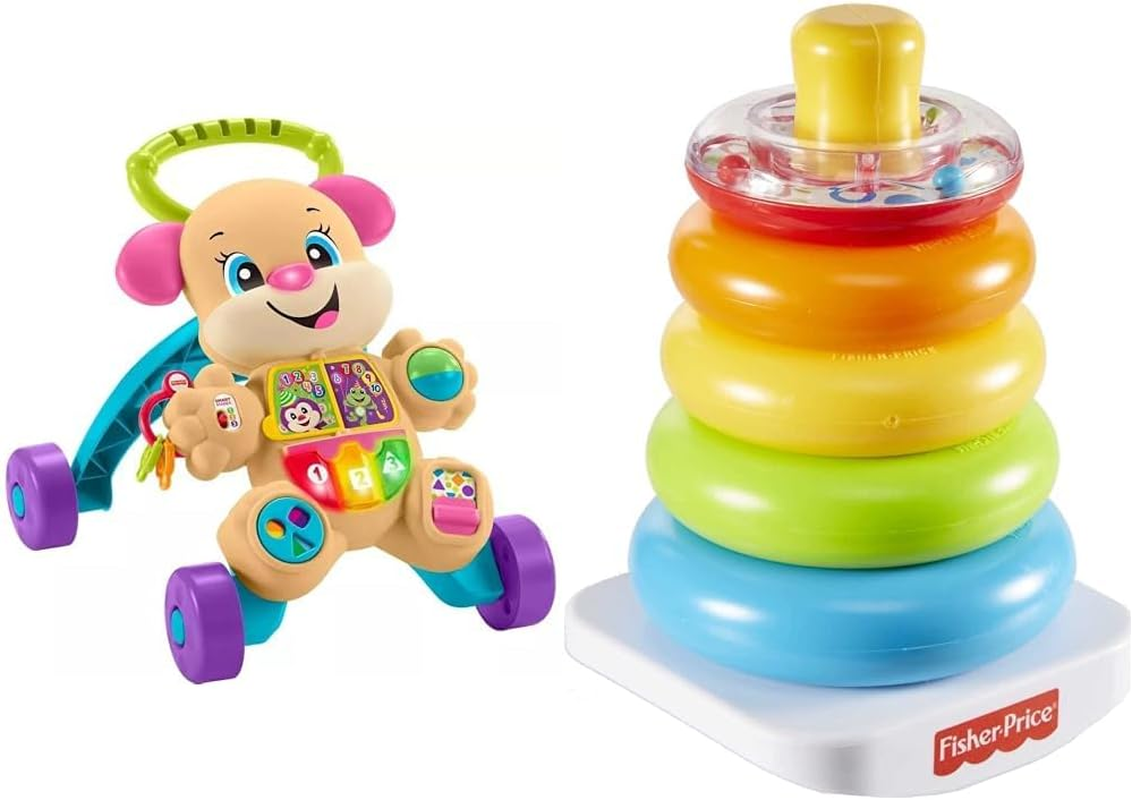 Laugh & Learn Smart Stages Learn with Sis Walker and Rock-A-Stack (Sleeve)