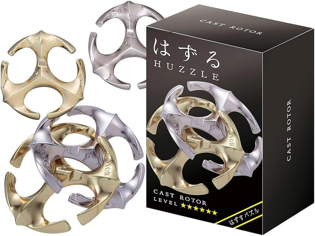 Hanayama Huzzle Level 6 Cast Rotor Puzzle