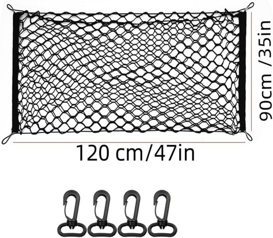 Pet Car Divider Back Seat Barrier Net, 1Pc Pet Dog Net Vehicle Barriers,Vehicle Gate Cargo Area Travel Trunk Mesh Net Screen Barricade,Dog Car Net Barrier Pet Barriers,Dog Car Net Barrier for SUV image number 5