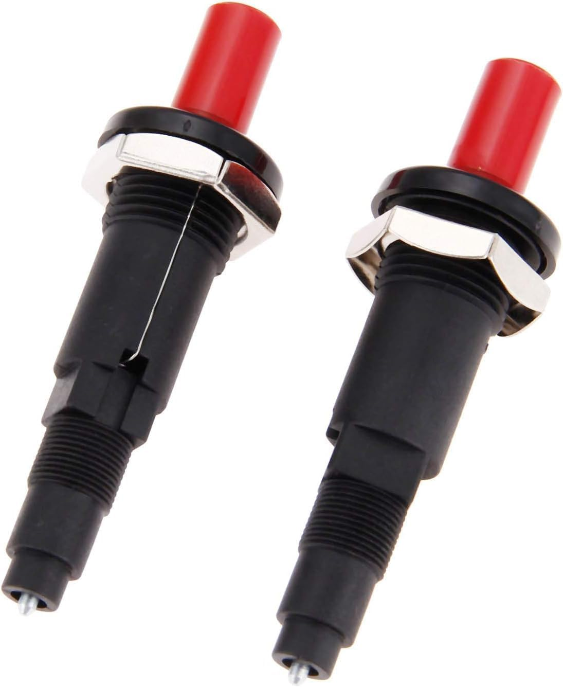 Mtsooning Piezo Spark Ignition, One Outlet Plug Push Button Ceramic Spark Kitchen Lighter with High Resistance, Fits for Gas Fireplace/Gas Oven/Gas - 2 PC image number 1