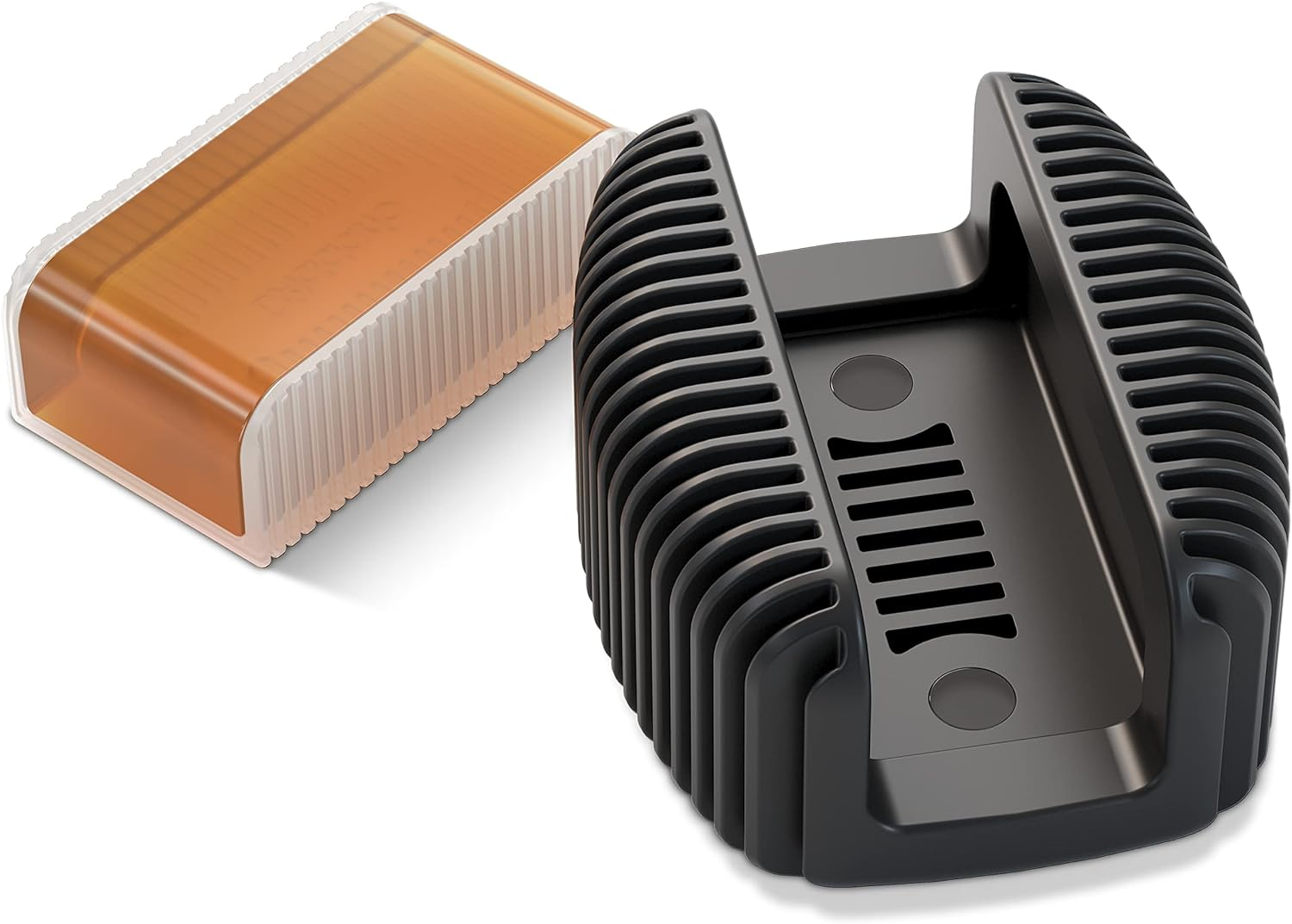 D'Addario Violin Rosin Guard with Light Rosin - Rosin for Violin, Cello, Viola, Double Bass - Shock Absorbent - Magnetic Attachment - Easy Grip - Dishwasher Safe image number 2