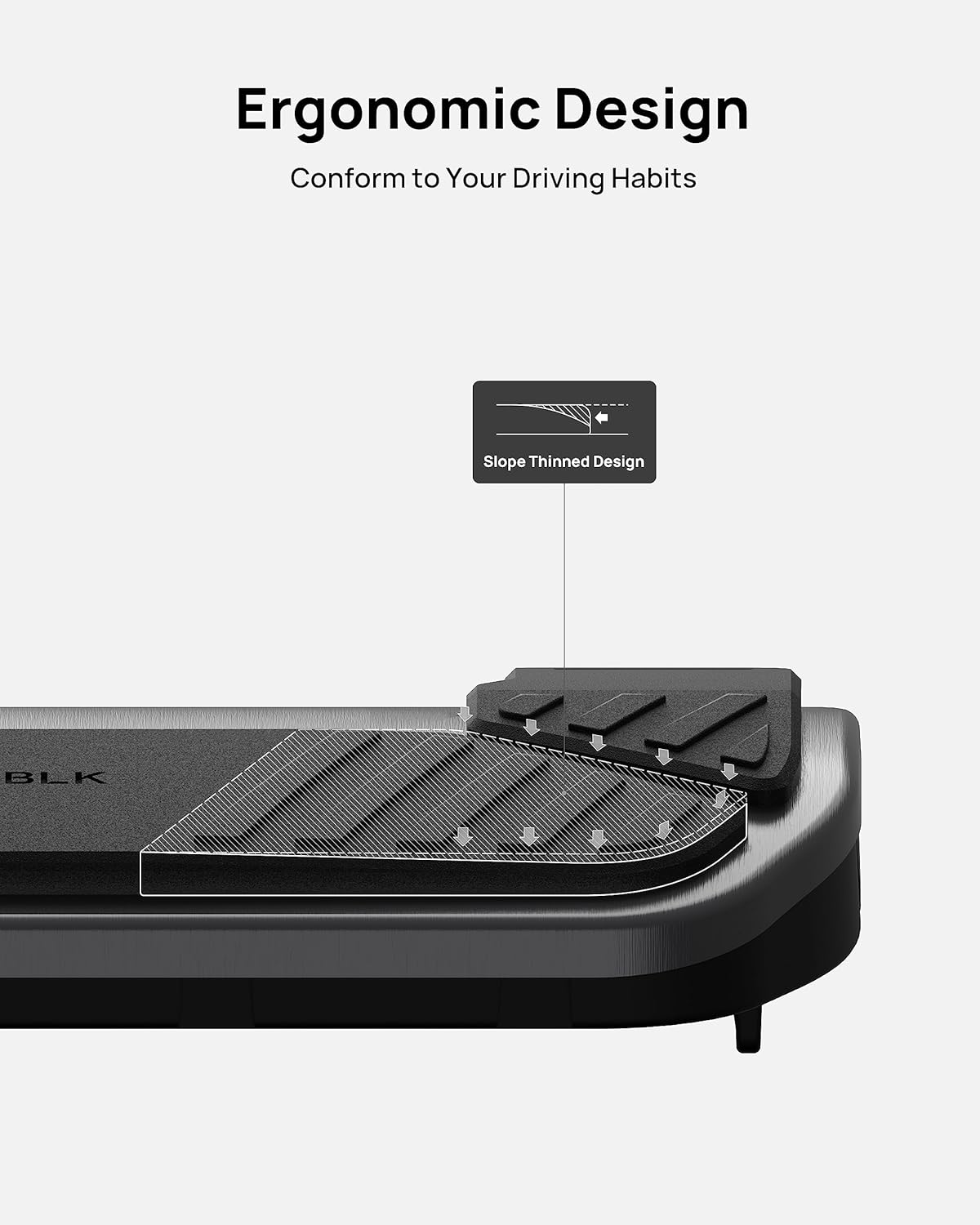 HALOBLK Non-Slip Performance Foot Pedals for Tesla Model 3 Model Y Accessories (Toy Switch) HLFP00 image number 4