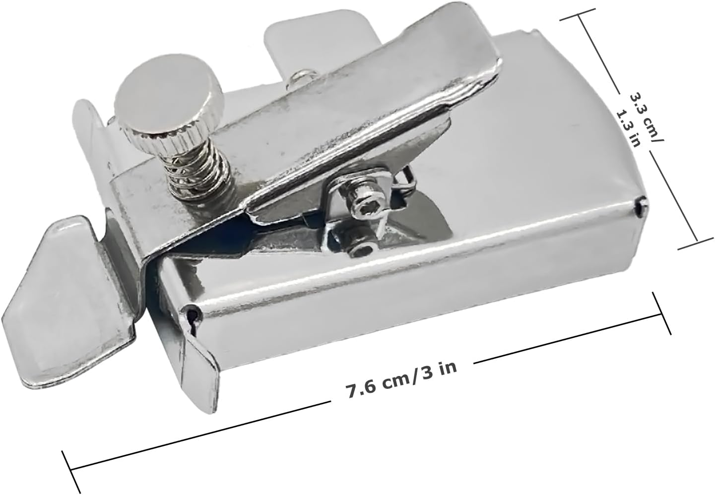 2 Pack Magnetic Seam Guide Stainless Steel Sewing Edge Guide with 4 Thread Spools - Professional Sewing Tool for Fabric Marking, Seam Ripping, and Quilting