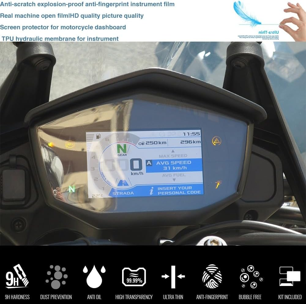 For MOTO GUZZI V 85 TT V85TT V85 TT V 85TT Motorcycle Accessories Cluster Scratch Protection Film Screen Protector Instrument Cluster Screen Protection Film image number 4