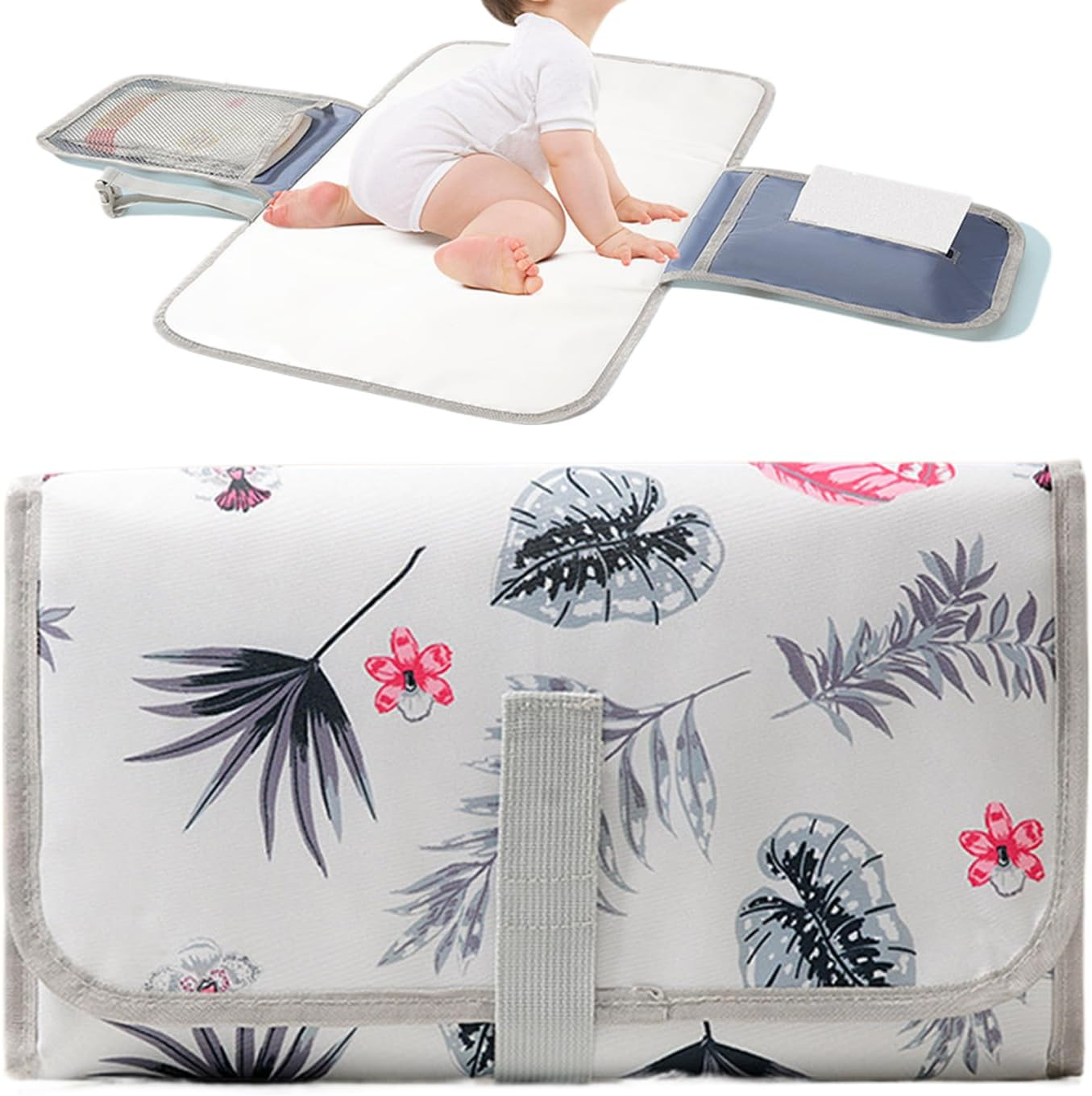 Diaper Changing Pad | Portable Toddler Changing Pad,Travel Supplies Stroller Accessories for Nursery Daycare Hospital Postpartum Parents Camping Mom Dad Picnic