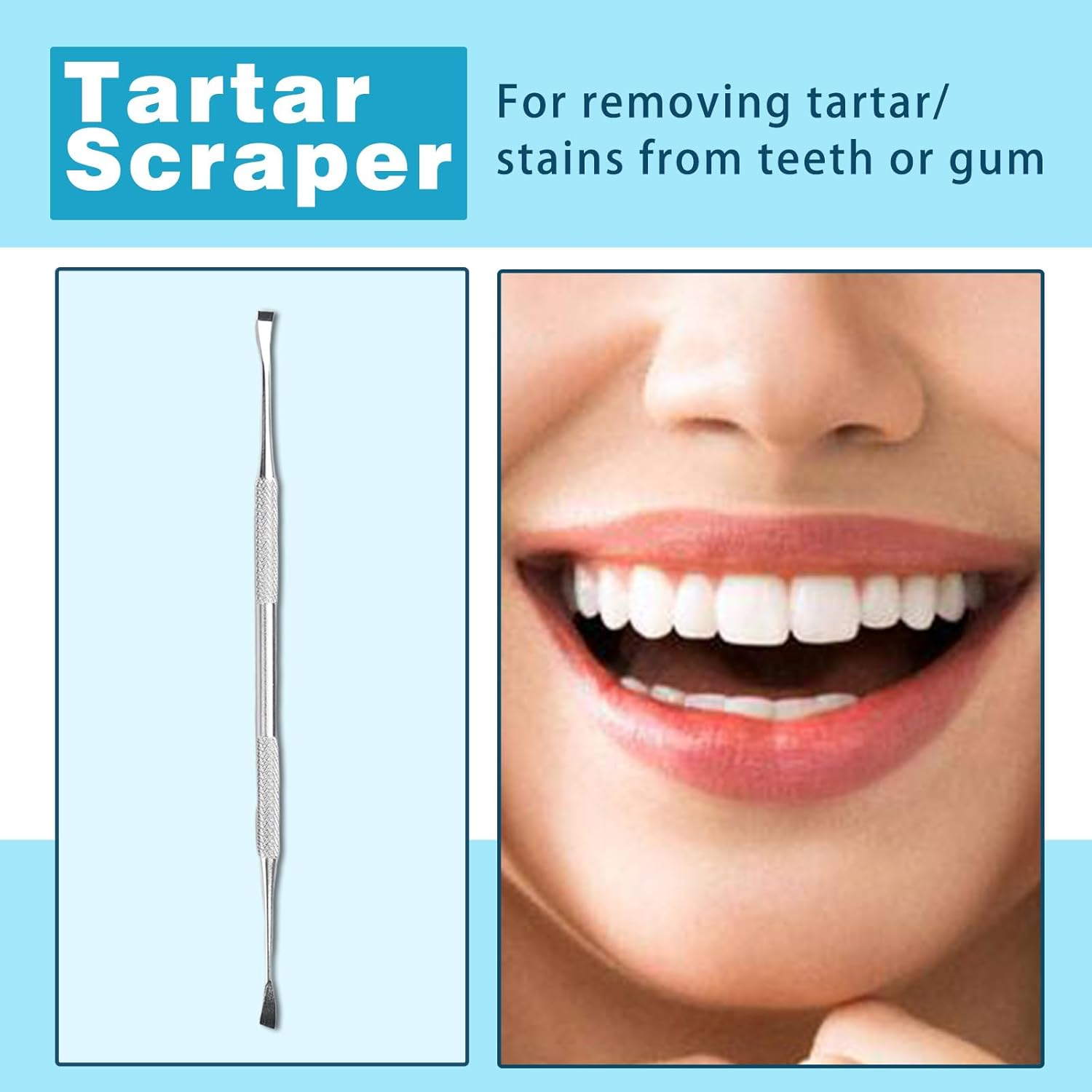 Kaoruo 6 Pack Dental Tools Kit &ndash; Professional Plaque Remover & Oral Care Set with Dental Mirror, Picks, Scaler & Tweezers &ndash; Dentist-Recommended Hygiene Tools for Teeth Cleaning image number 4