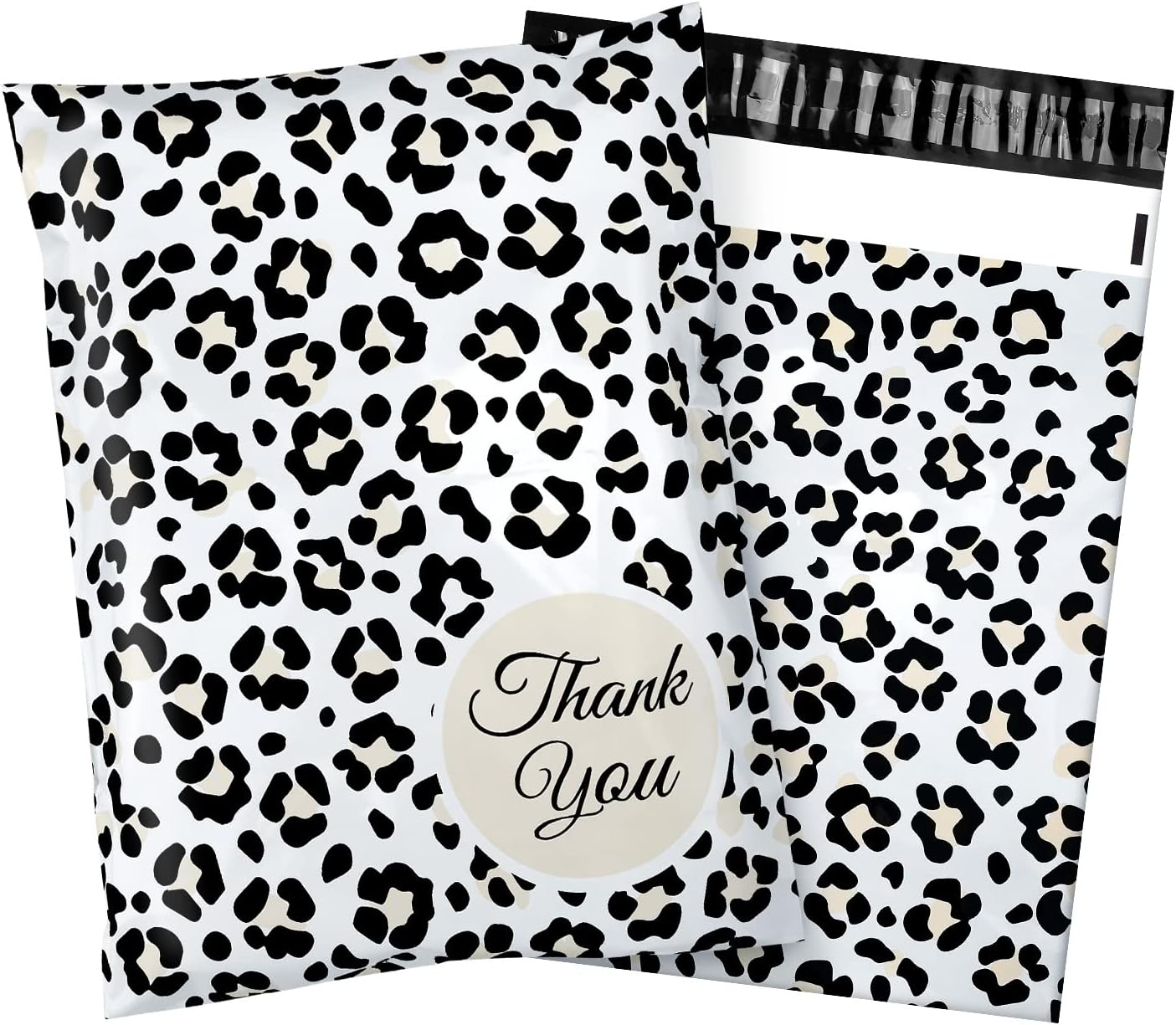 100 Pack Poly Mailers 10X13, Cute Packaging Envelope Mailers Polymailers Packaging for Small Business, Shipping Bags for Clothing Boutique Supplies with Self Seal Strip (Thank You)