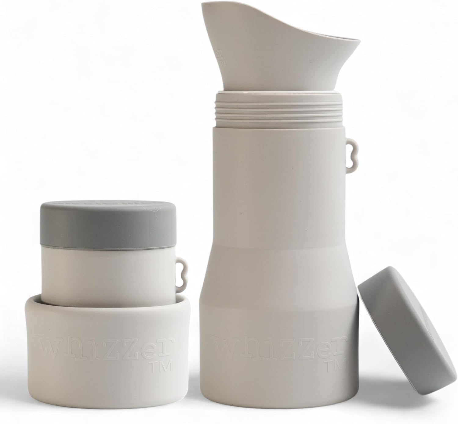 KIDDIWHIZZ Whizzer - Adults & Kids Discreet & Compact Travel Toilet Seen on Dragons Den | Portable & Leak Proof Silicone Pee Bottle - Festival Essentials Camping Toilet