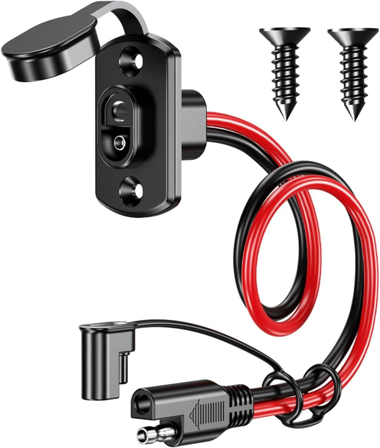 Ronyme SAE Extension Cable Battery Cables DC Power Automotive Heavy Duty Cable Connector SAE Plug Charging Cable Extension Cord for Tractor Harness image number 4