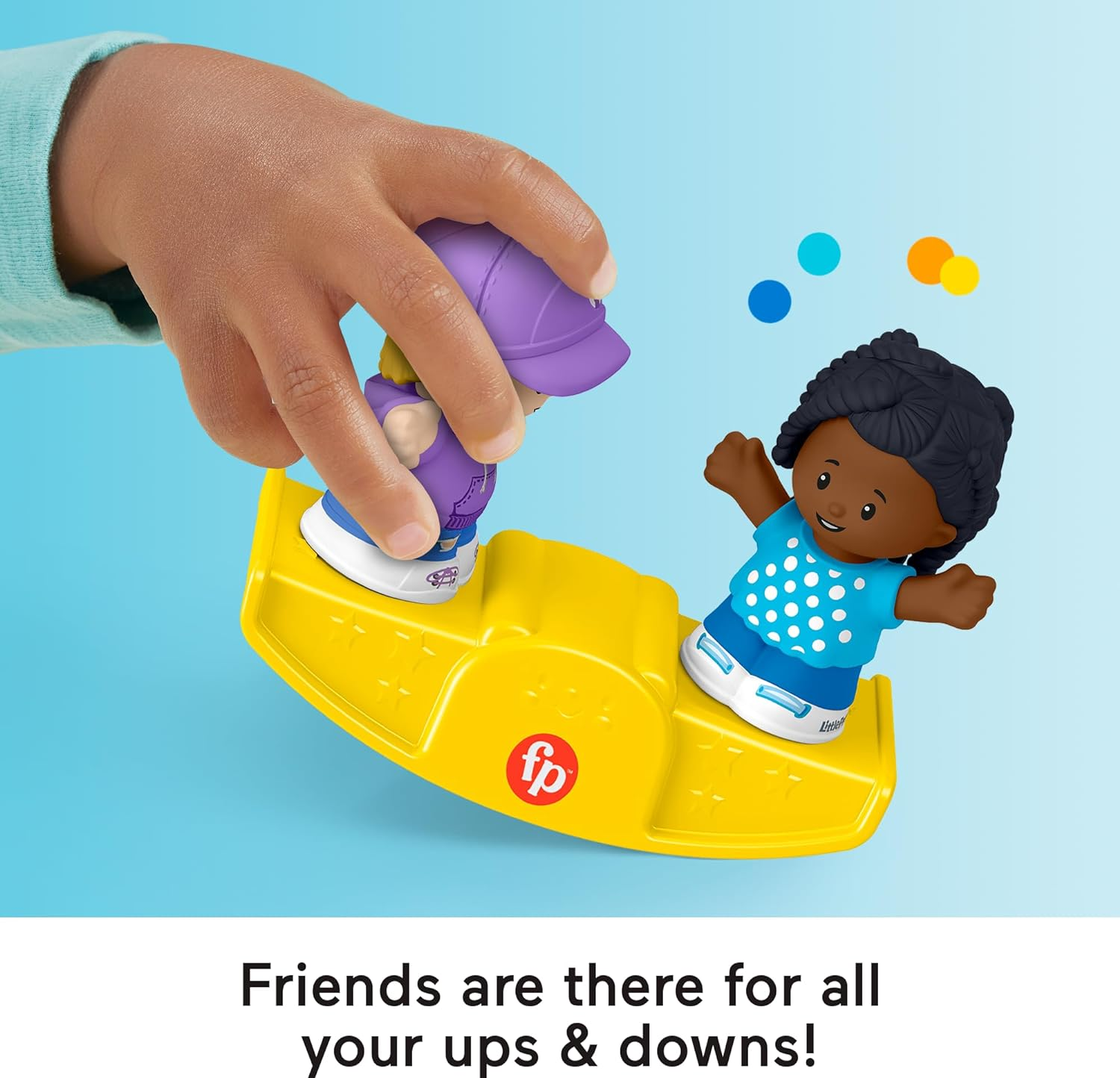 Little People Toddler Toys Play for All Figure and Accessory Pack 9-Piece Set for Pretend Play Ages 1+ Years image number 3