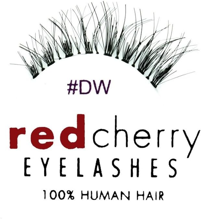 Red Cherry #DW False Eyelashes (Pack of 4 Pairs) image number 3