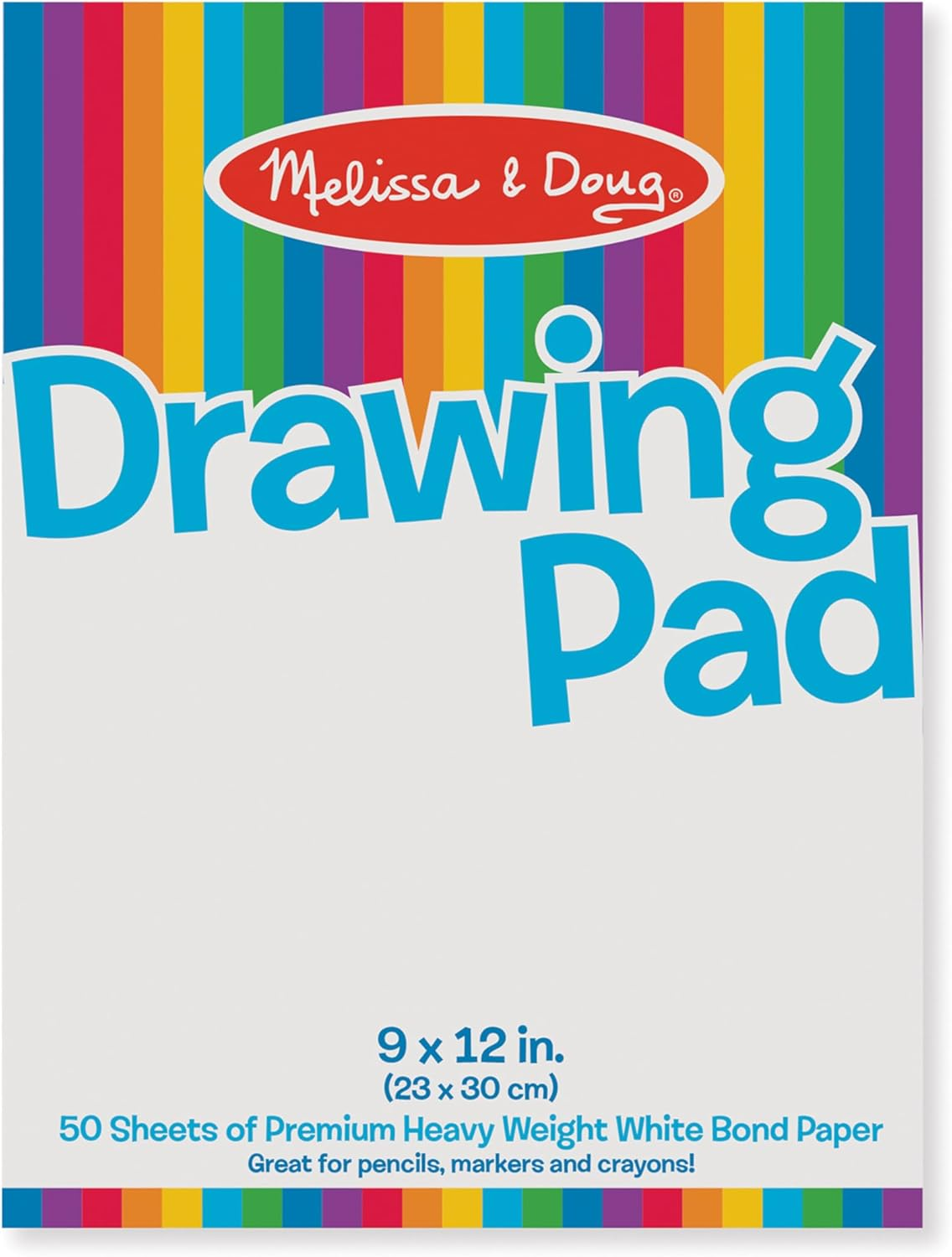 Melissa and Doug Drawing Pad (229 X 305Mm) - 50 Sheets - Qty. 1