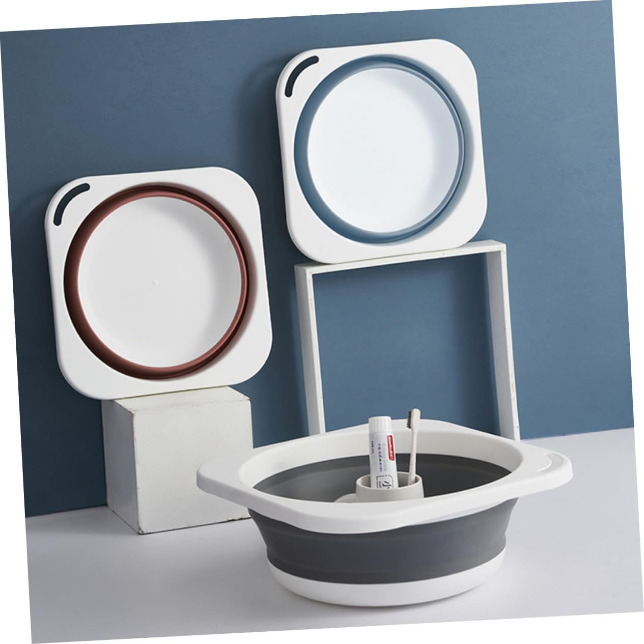 HONITANO Portable Folding Wash Basin Collapsible Multi-Functional Storage Basin image number 4