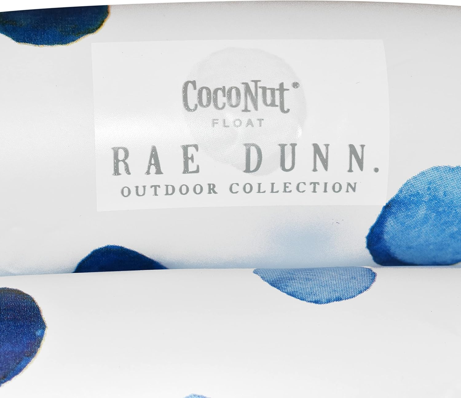 Rae-Dunn Indigo Polka Dot Inflatable Mini Pool - Chill 38012B - Chill. image number 3