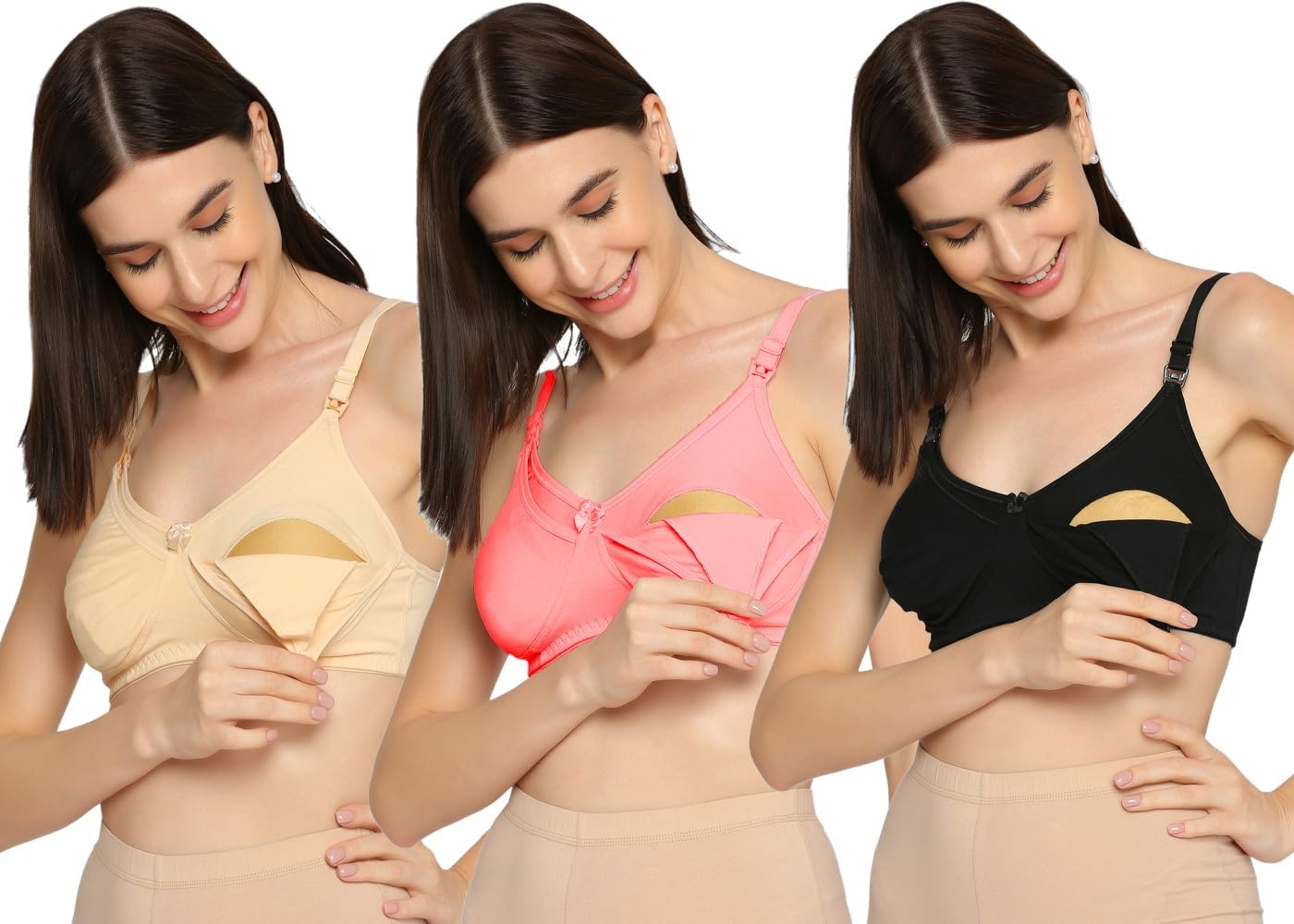 Women'S Cotton Full Cup Non-Wired & Non-Padded Feeding Bra | Nursing Bra | Maternity Bra