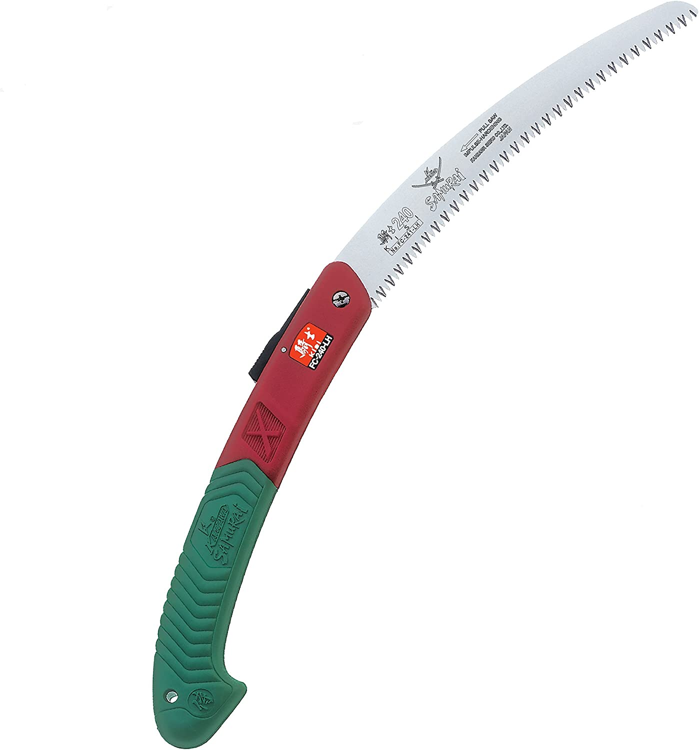 Samurai KISI FC-240-LH / 9 1/2" (24Cm) Folding Curved Blade Saw Made in Japan image number 1