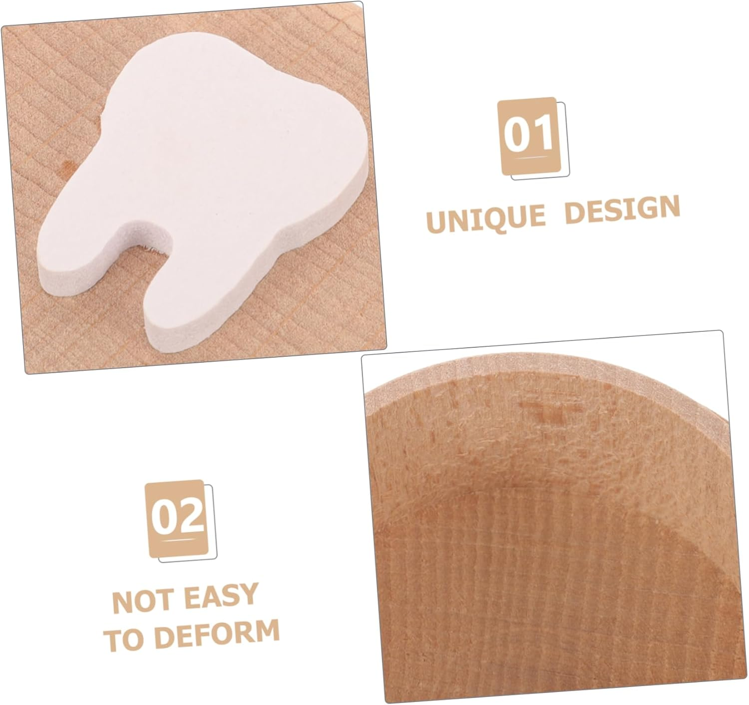 Wooden Baby Tooth Box Boys and Girls Teeth Storage Container Lid Natural Wood Material for Toddlers image number 4