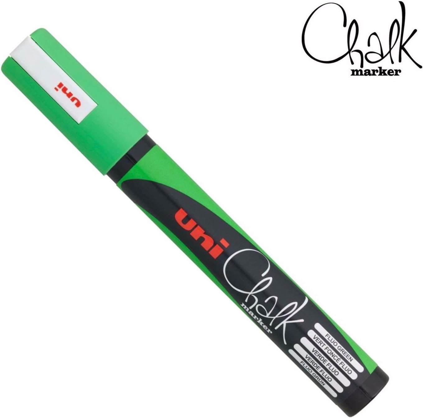 Uni-Ball PWE-5M Chalk Marker Pen Art Marker - Set of 8-1 of Each Colour