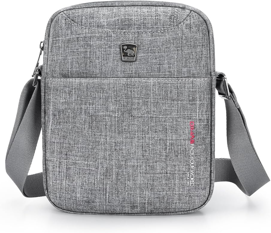 OIWAS Small Messenger Bag Crossbody Shoulder Bags for Men, Mini Sling Pack Handbag Mens Nylon Travel Purse