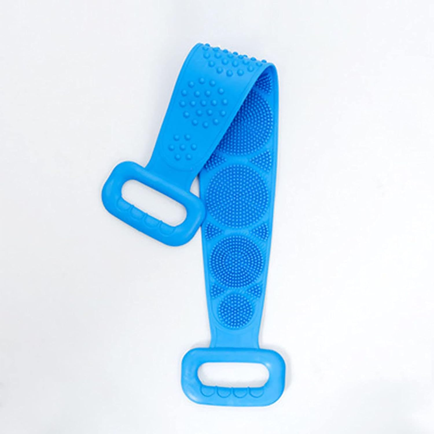 Back Scrubber Shower Brush, 70Cm Silicone Body Brush for Exfoliating, Invigorate Your Skin, Massage Experience, Bath Shower Scrubber for Men and Women 1PCS Blue image number 3