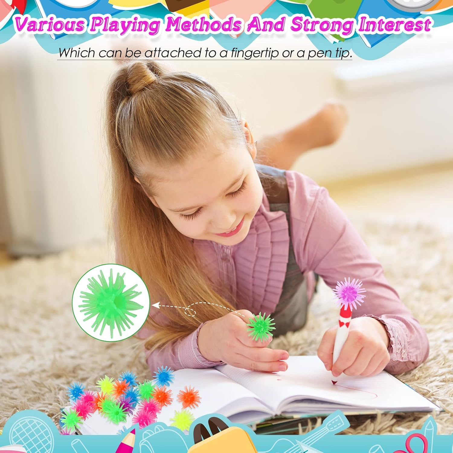 36 Pcs Stretchy Window Crawler Balls Rolling Wall Ball Climbers, Multicolored Wall Crawler Sticky Toy Small Sticky Balls Mini Fidget Crawler Squishy Wall Stress Ball for Anxiety Relief Hand Exercise image number 5