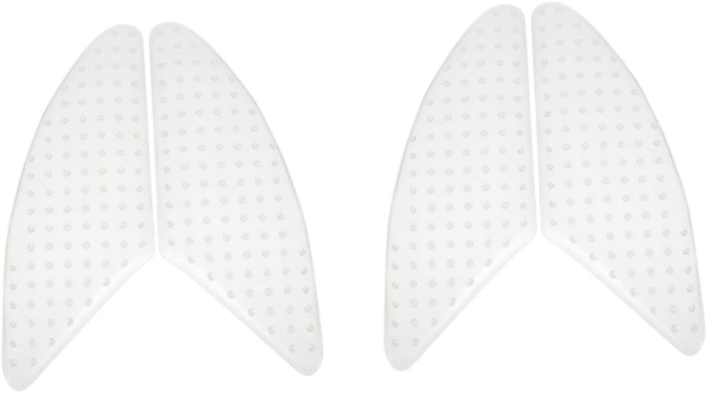 LIFKOME 3Pairs Motorcycle Fuel Tank Grip Decal Scratchproof Decal for Motorbike Easy Application Tank Pad